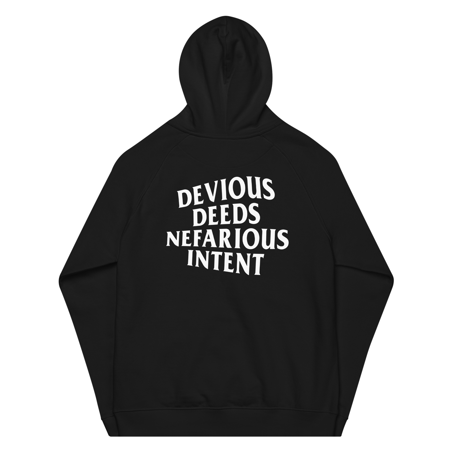 "Devious Deeds" Nefarious Intent Hoodie