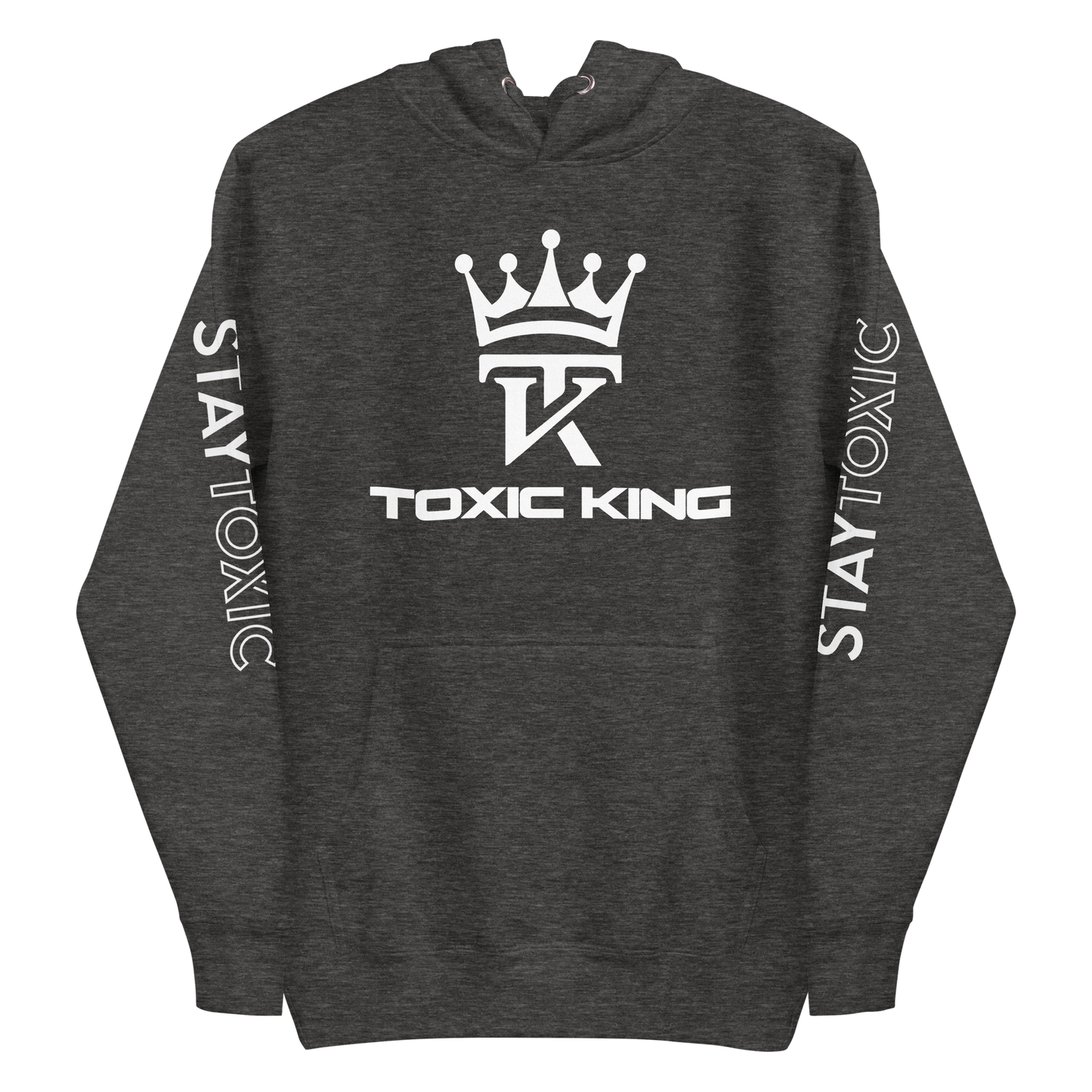 Stay Toxic Sleeve Print Hoodie