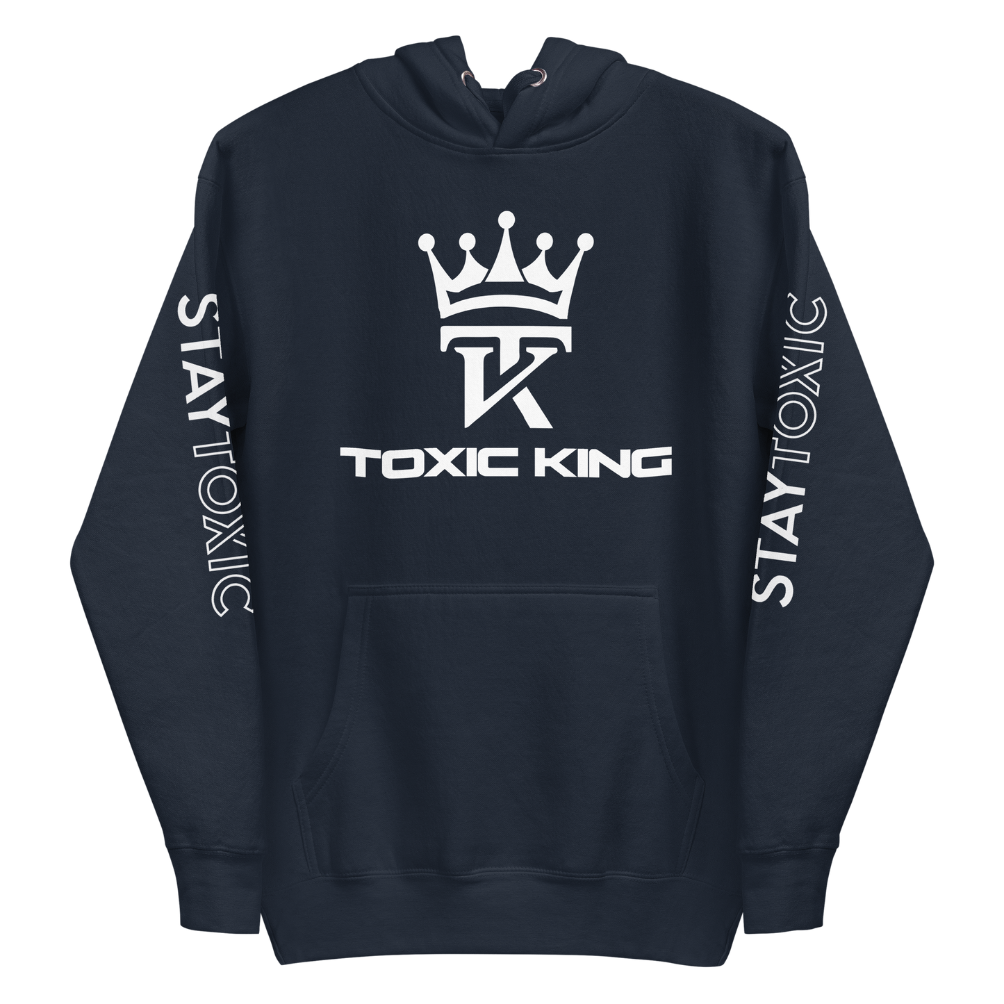 Stay Toxic Sleeve Print Hoodie